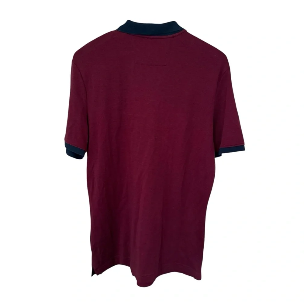 Banana Republic Luxury Touch Burgundy Polo Shirt Men’s Size Large Standard Fit
